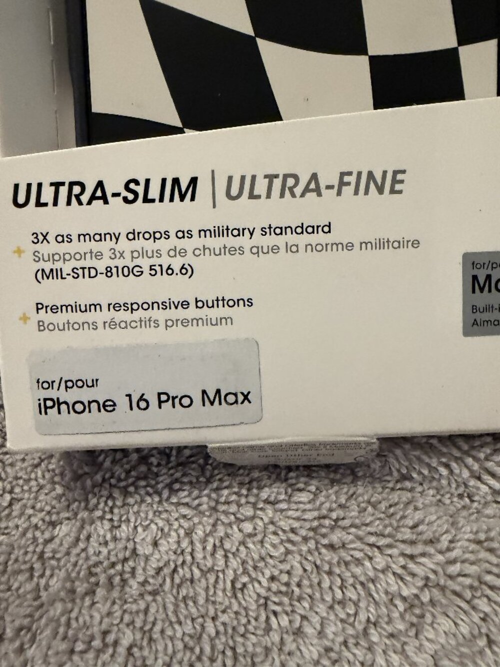 Otterbox Symmetry Ultra Slim Iphone 16 Pro Max White & Black